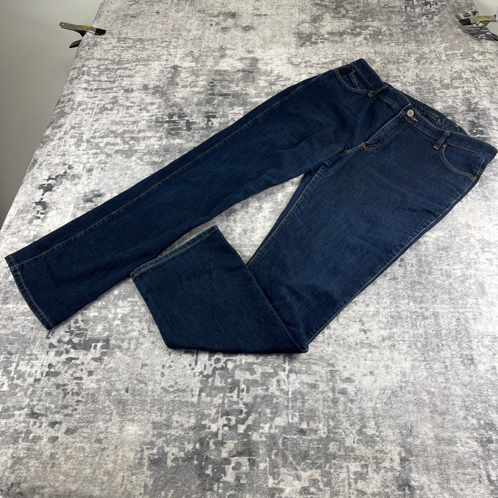 Wrangler Q-Baby Ultimate Riding Jeans Women 37/38x34 Dark Wash Western